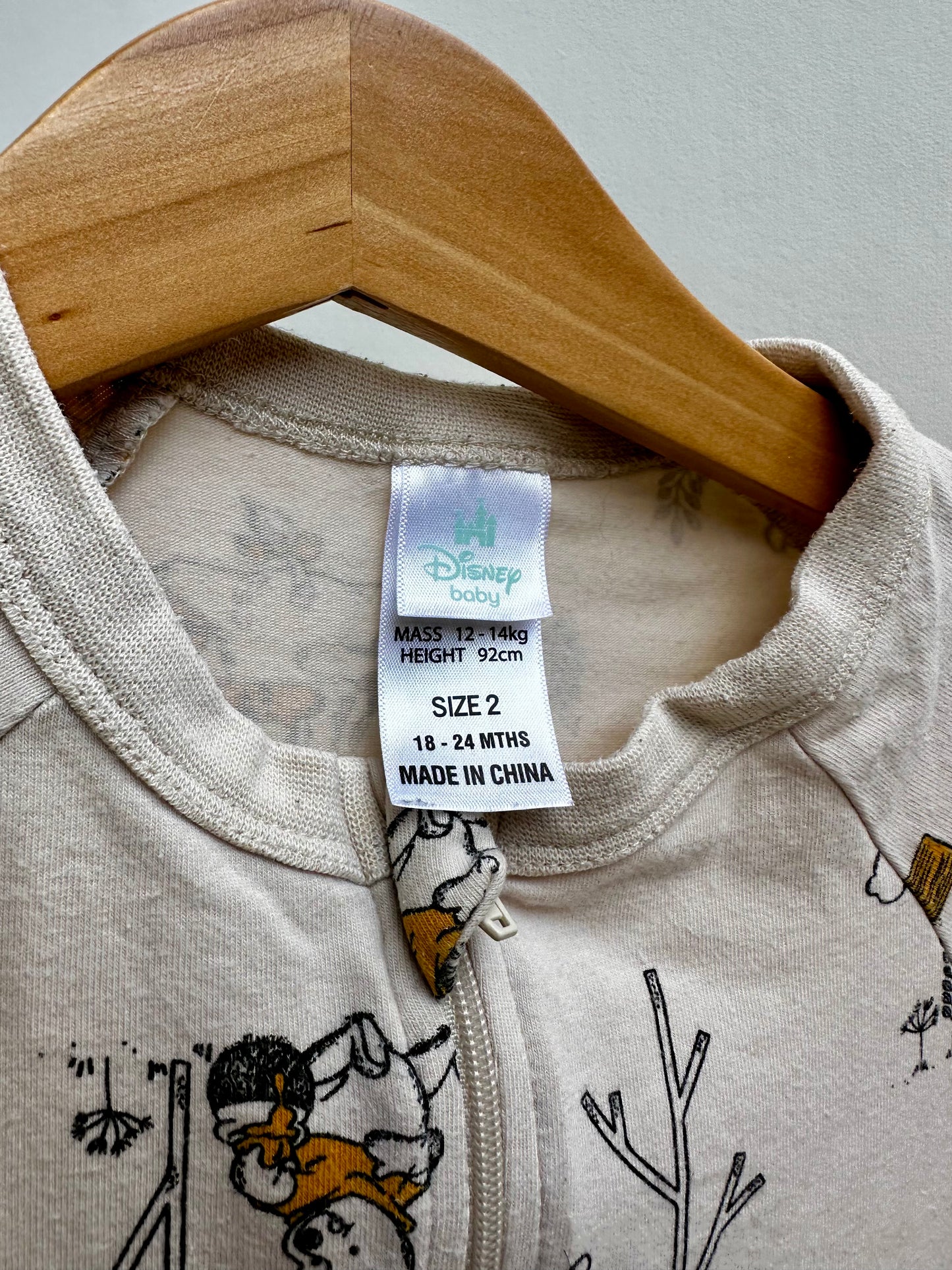 Disney baby onesie - size 2