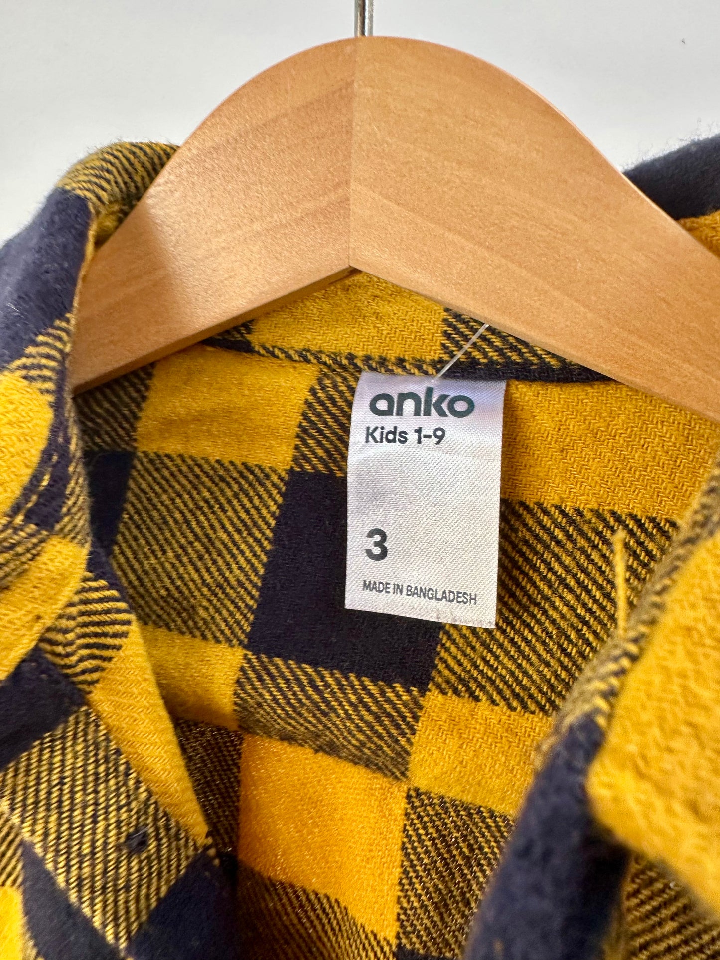Anko plaid - size 3