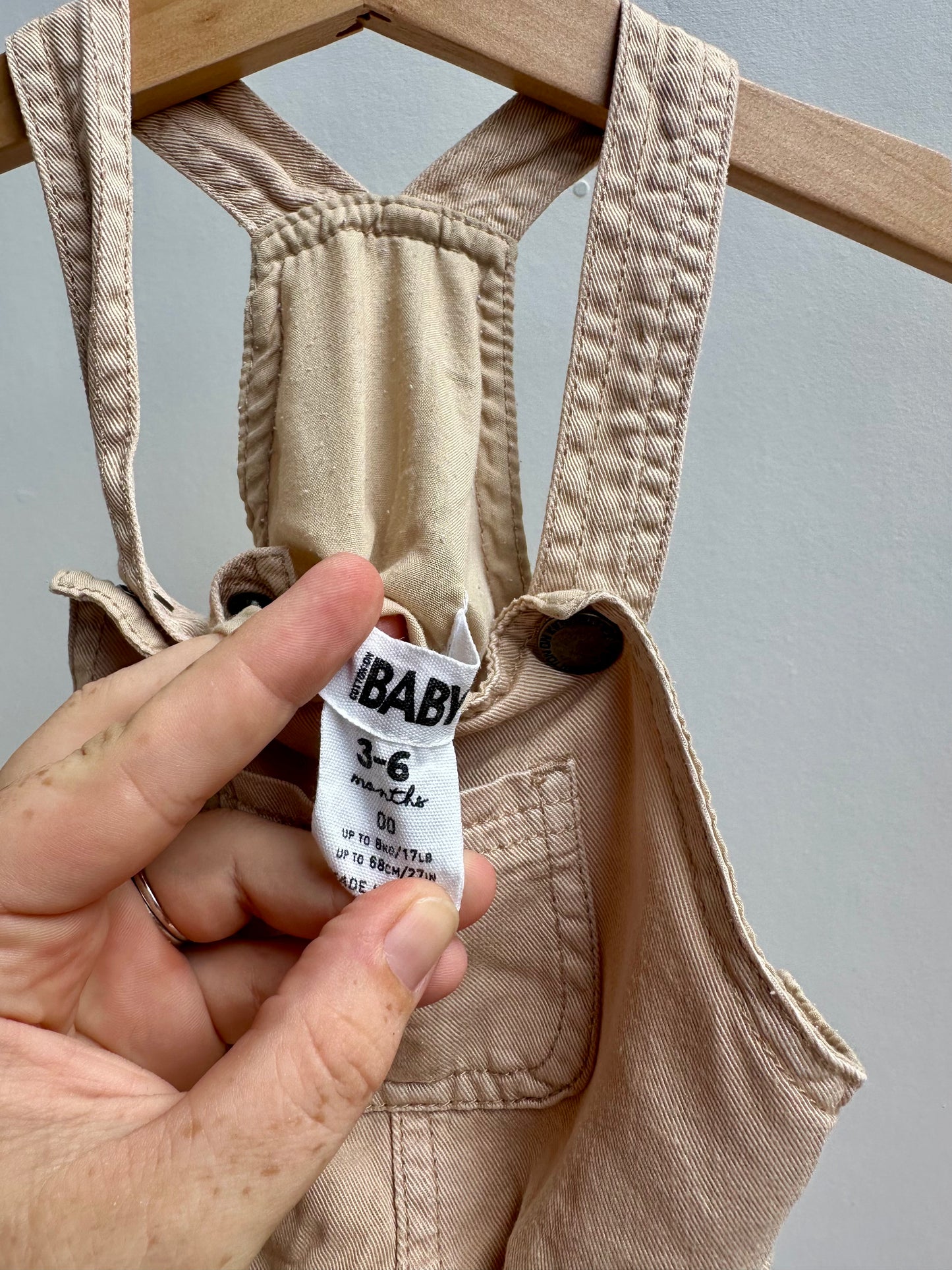 Cotton On baby overalls - size 00