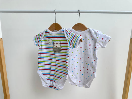 Target Short Sleeved onesie bundle - size 000