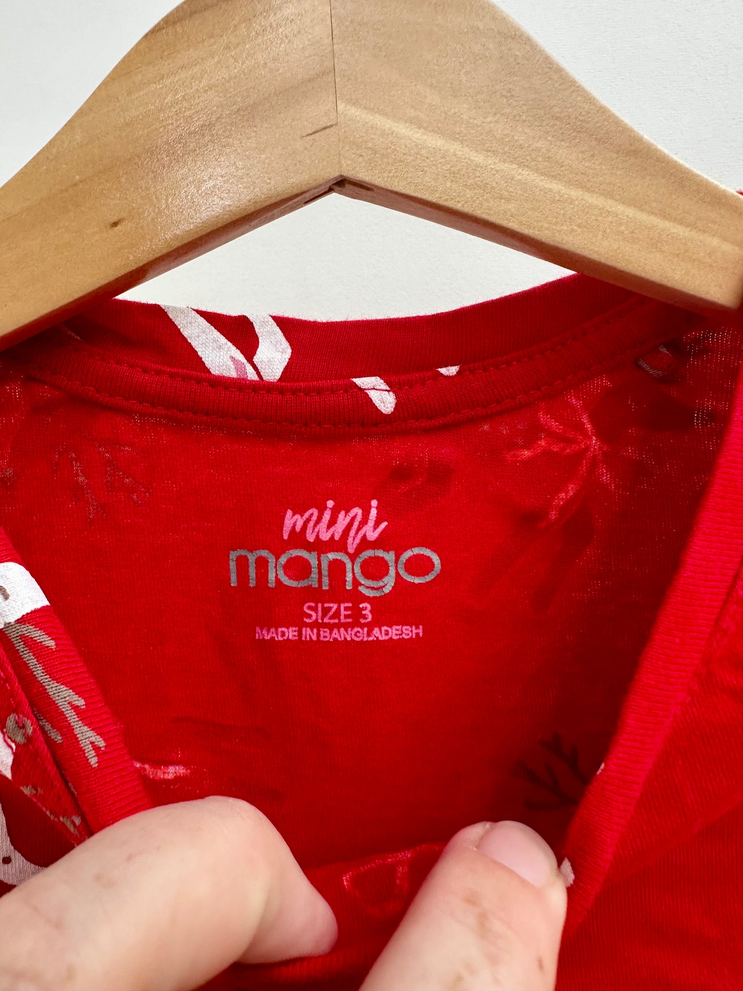 CHRISTMAS - mini mango dress - size 3