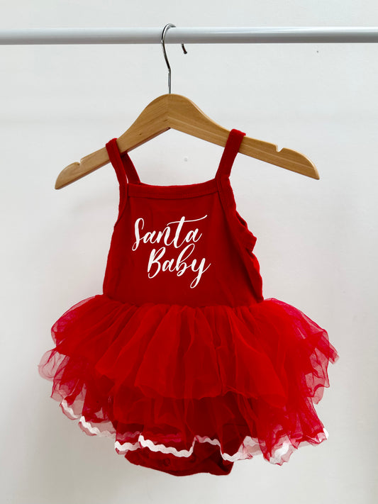 CHRISTMAS - baby berry tutu romper - size 0