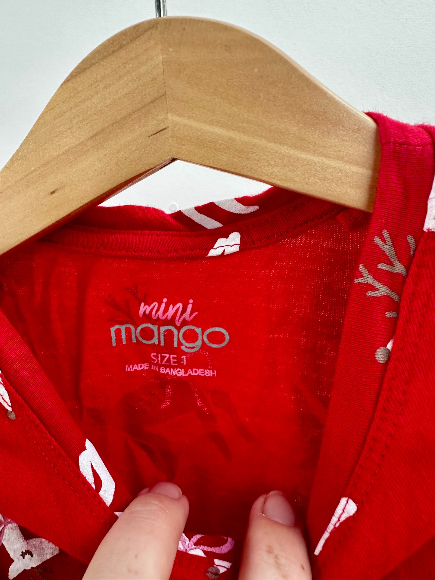 CHRISTMAS - mini mango dress - size 1