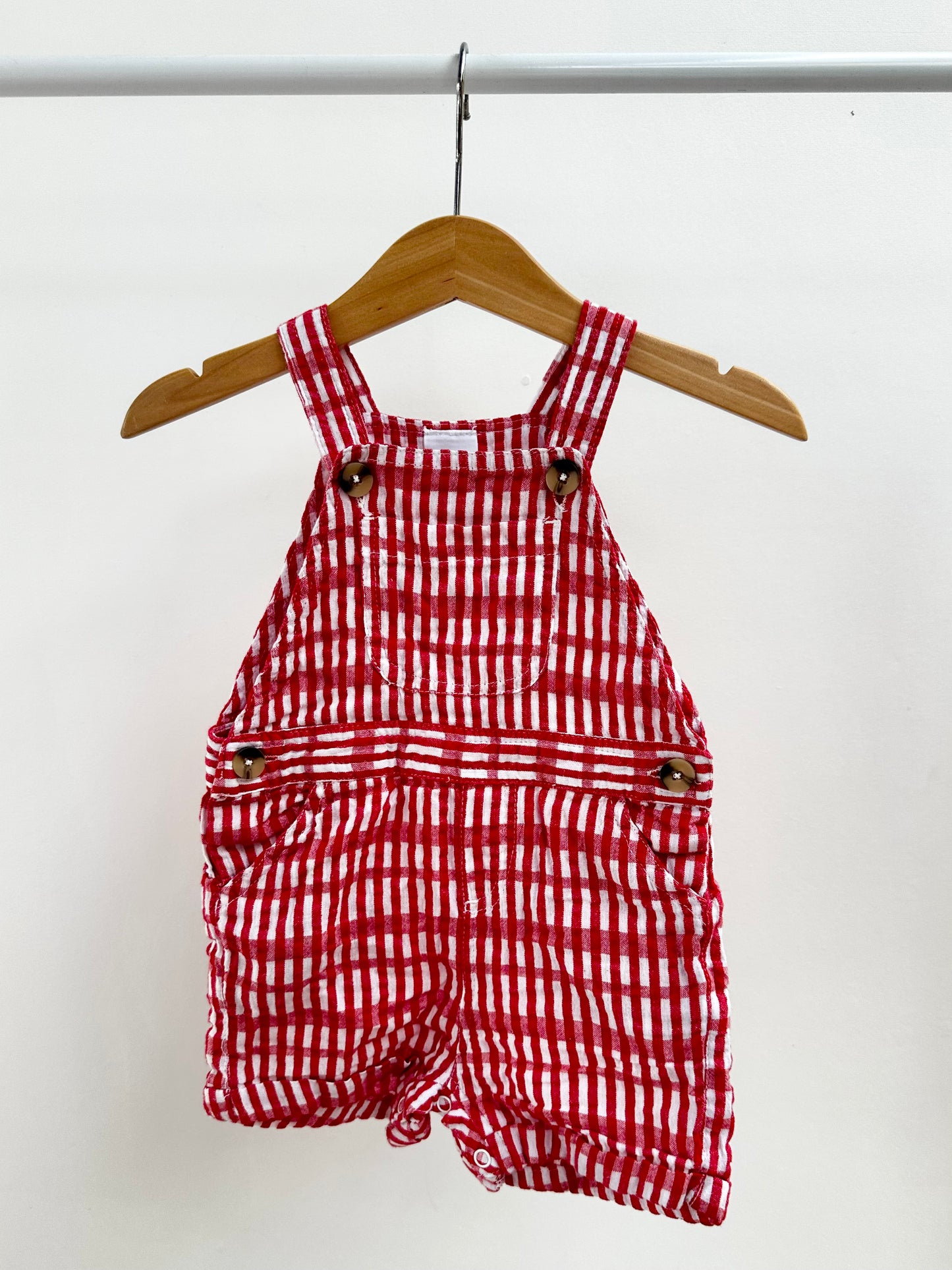 CHRISTMAS - baby berry overalls - size 0