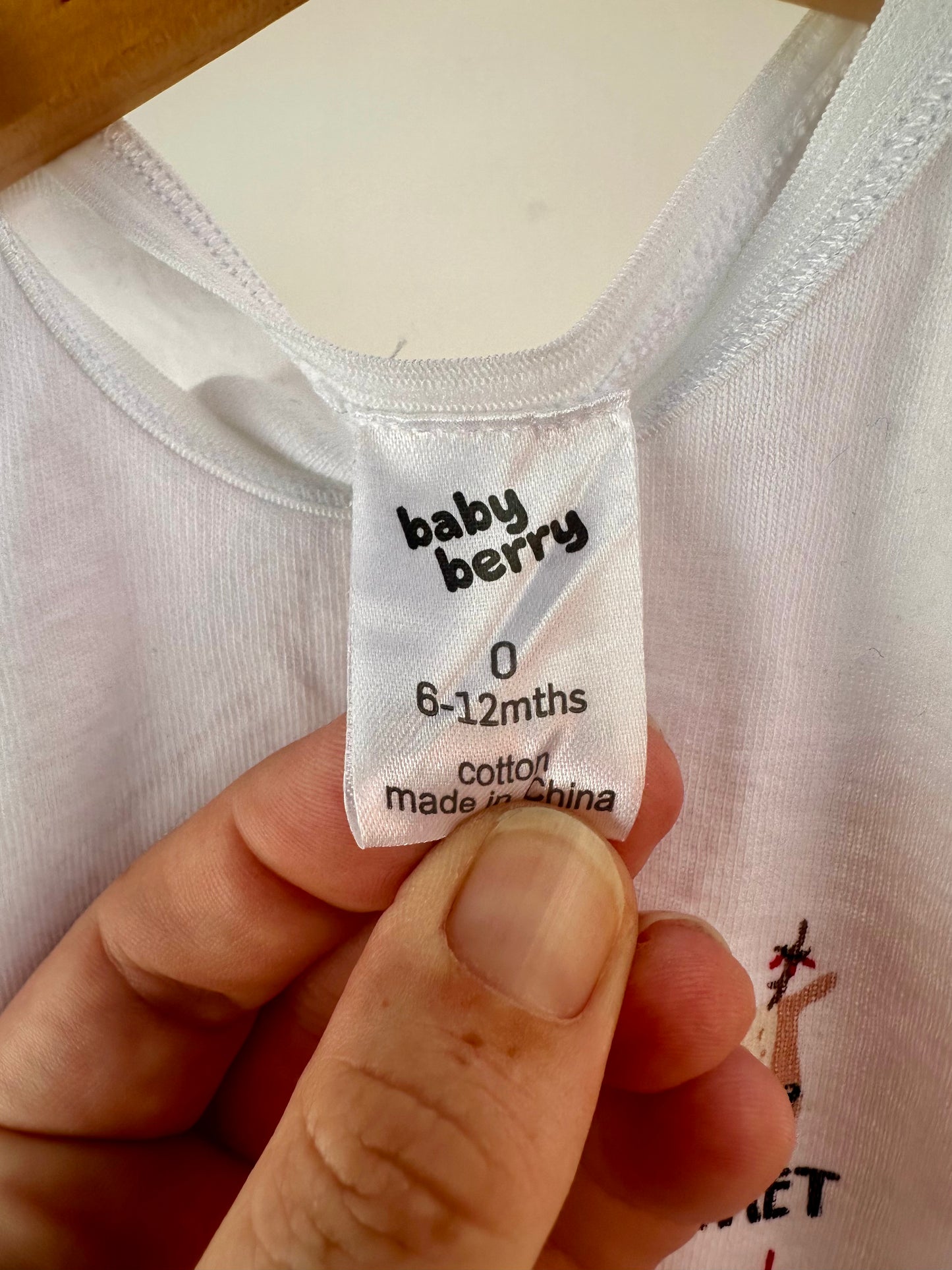 CHRISTMAS - baby berry singlet - size 0