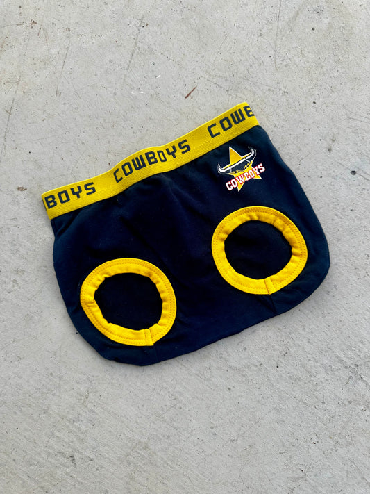Cowboys nappy cover - size 000