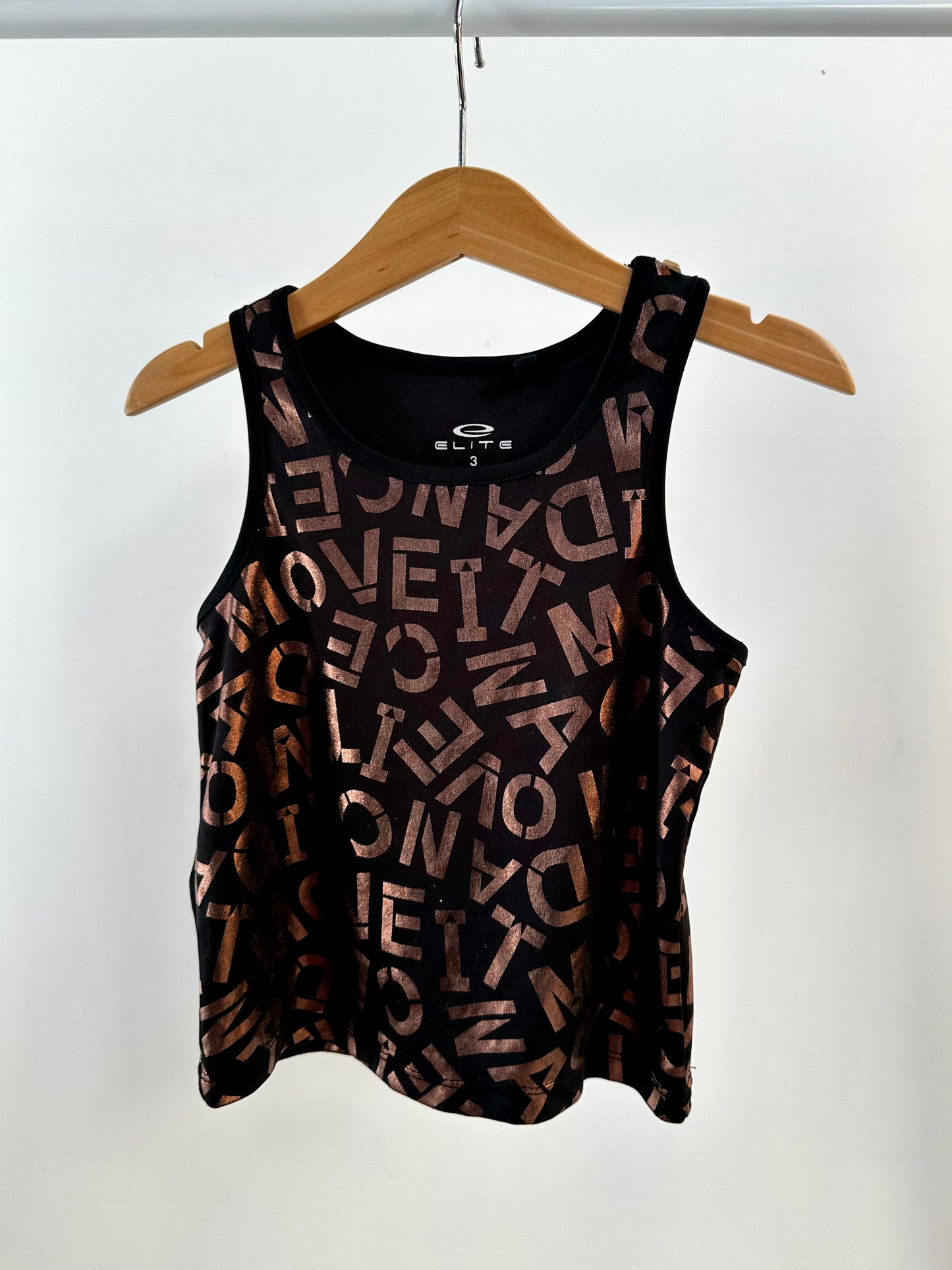 Elite dance singlet - size 3