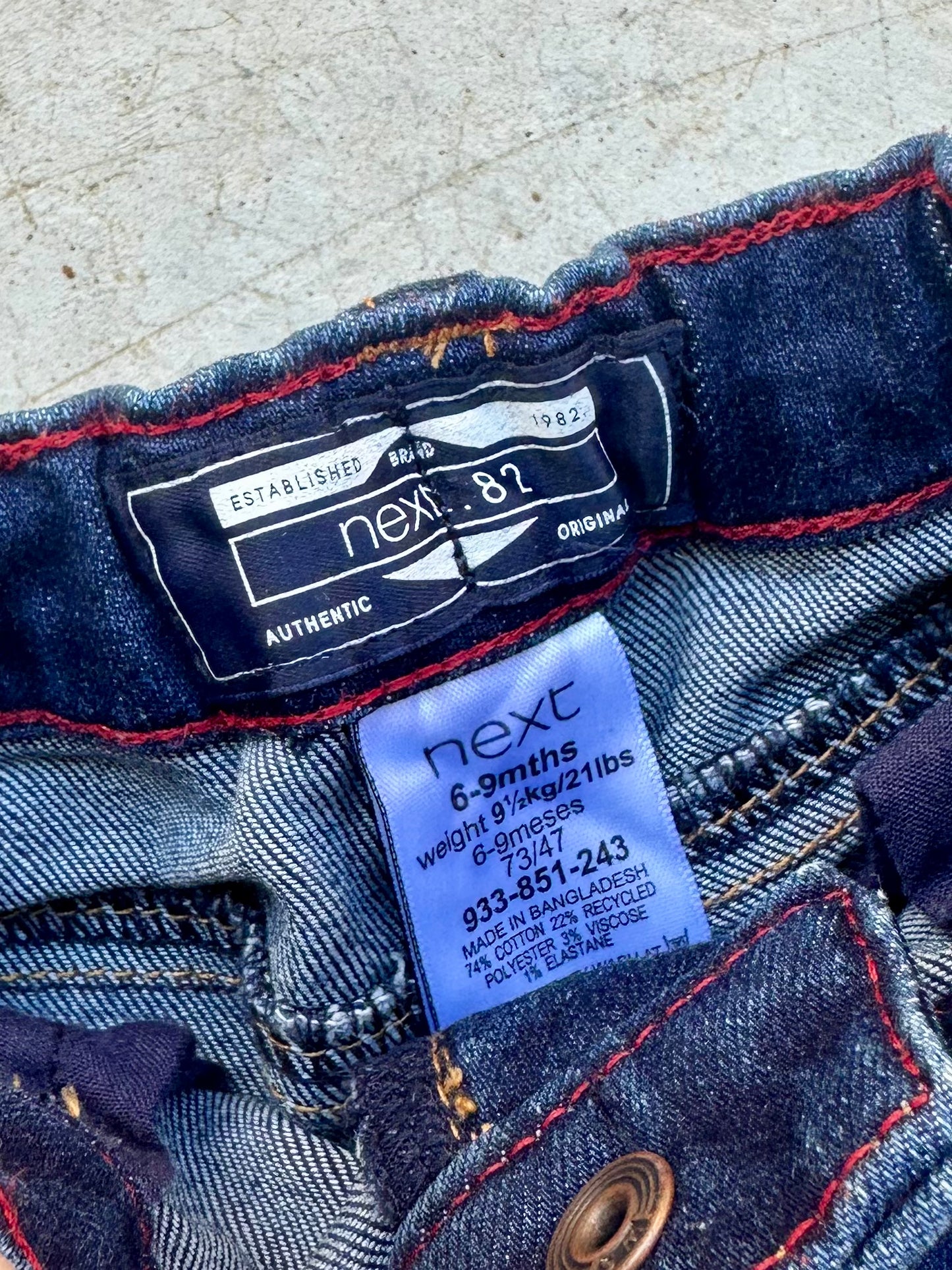 Next Baby jeans - size 0