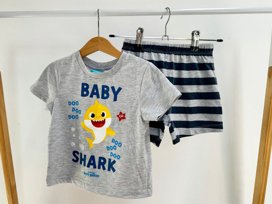 Baby Shark pjs - size 2