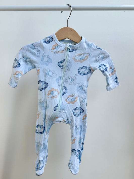 Peter rabbit long sleeved onesie - size 0000