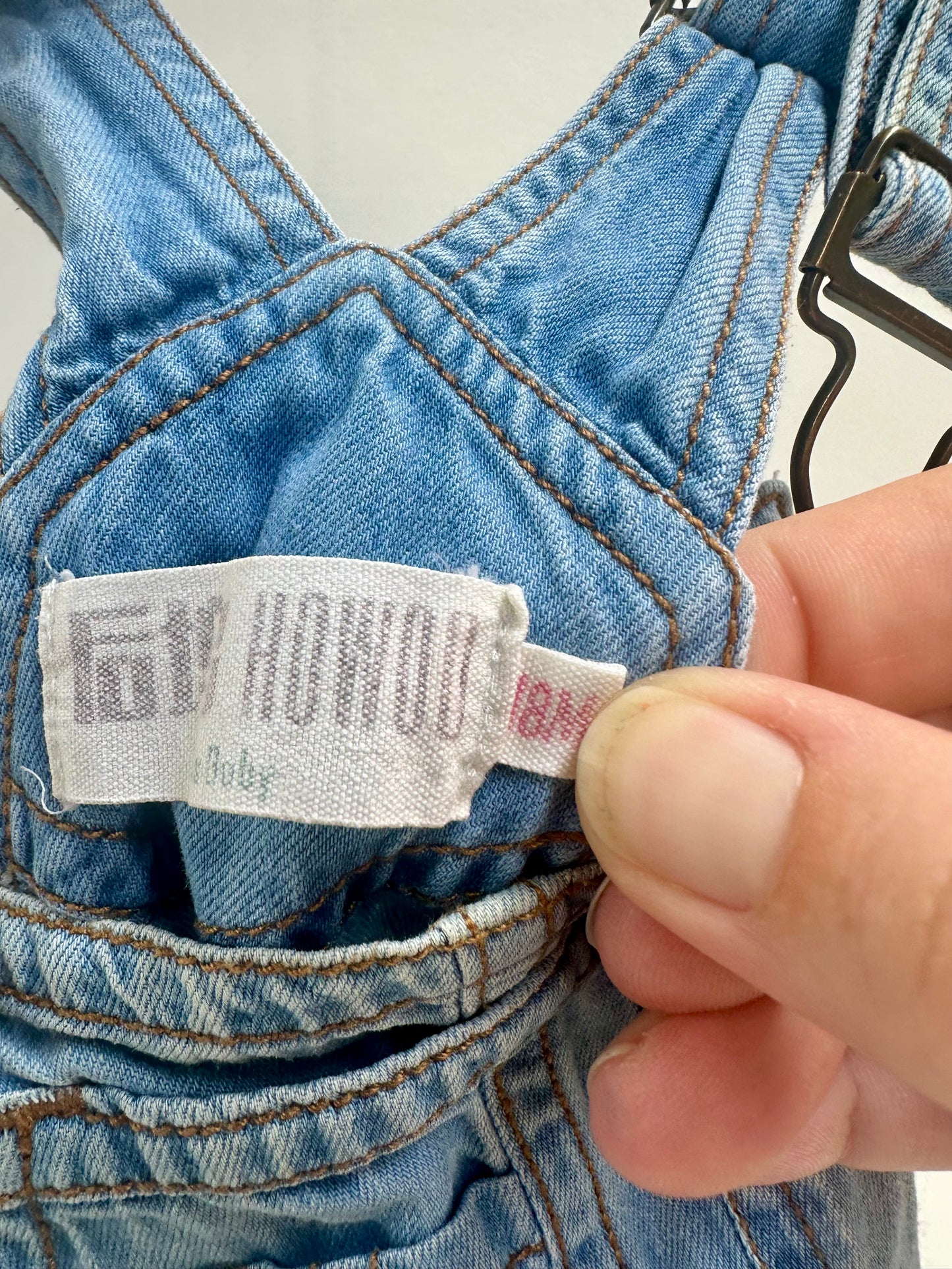 Denim overalls - size 1
