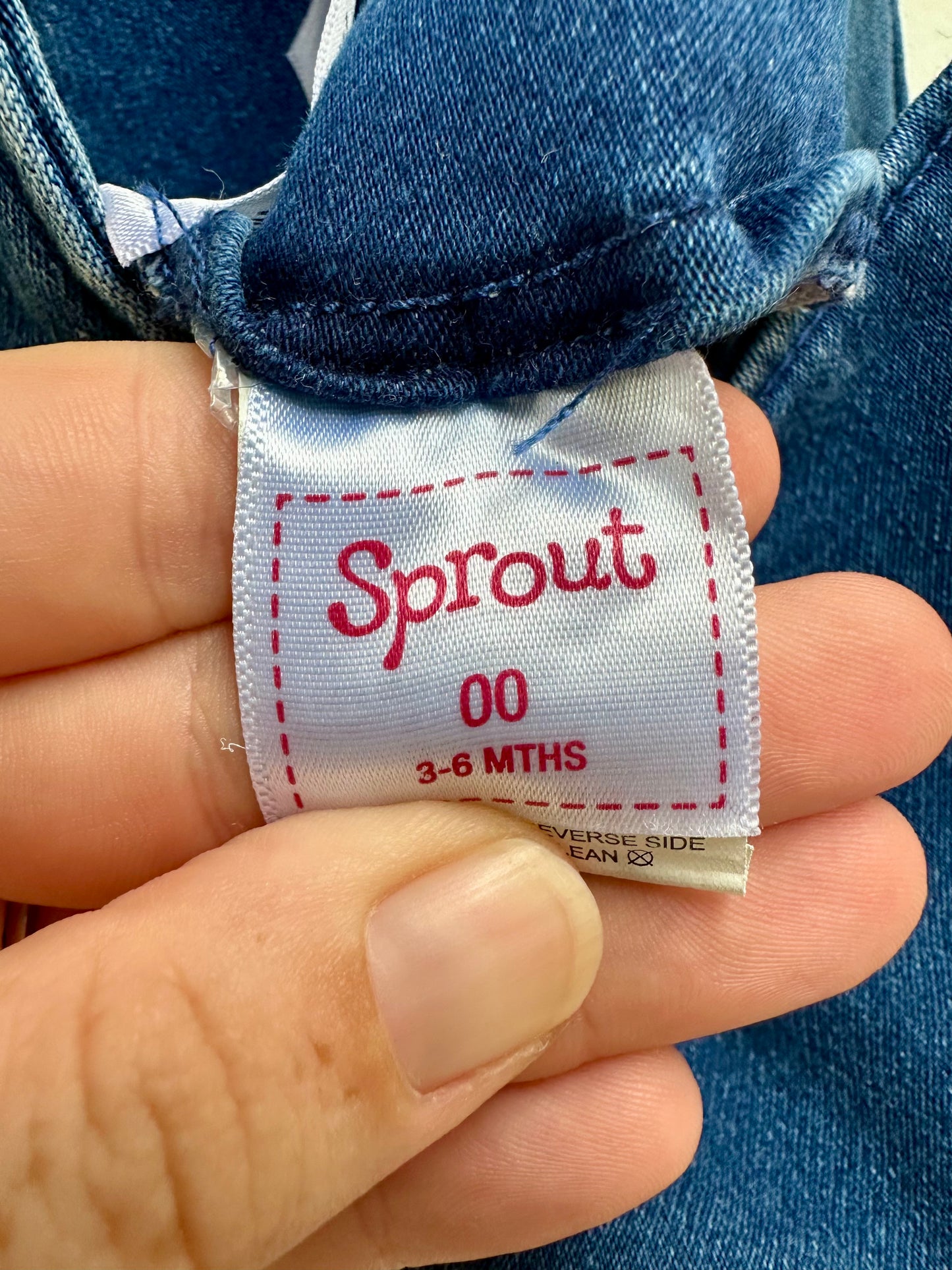 Sprout overalls - size 00