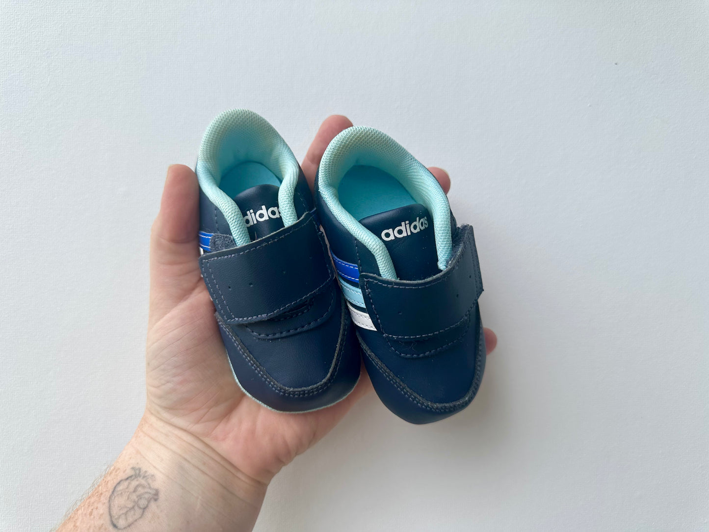 Adidas crib shoes - size 2