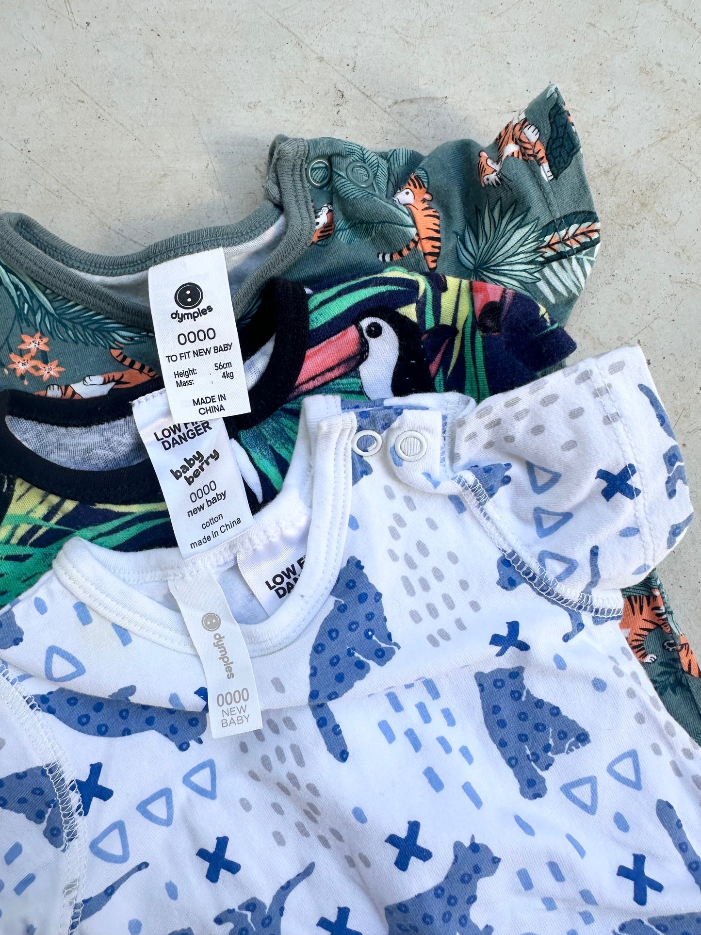 Wild Ones Romper Bundle - size 0000