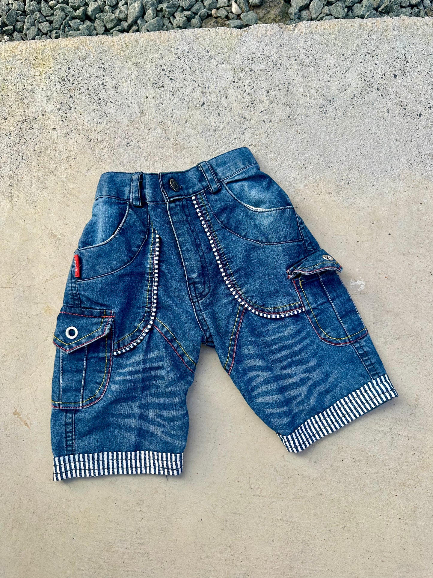 Kids World jorts - size ~0-2
