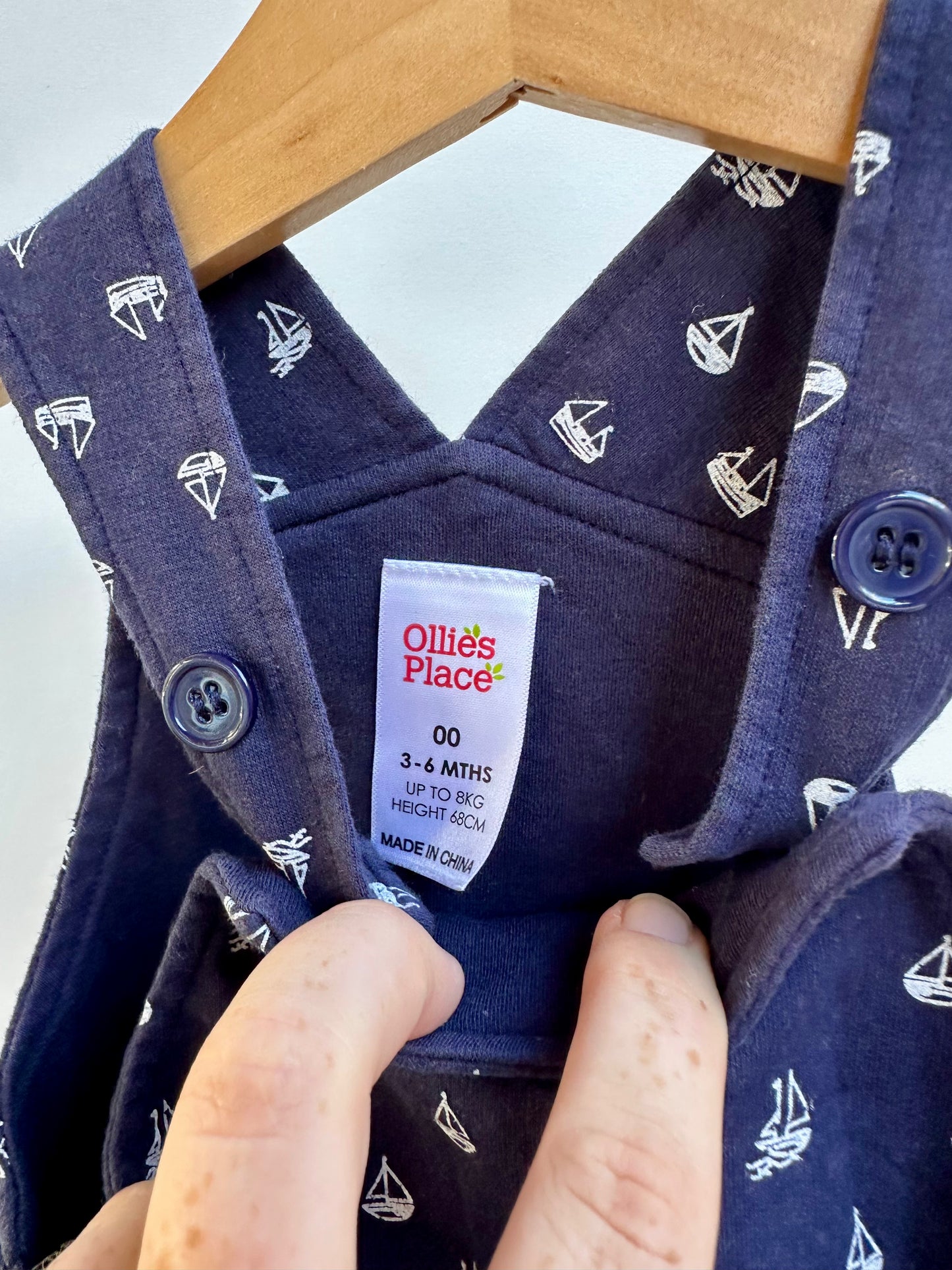 Ollie’s place overalls - size 00