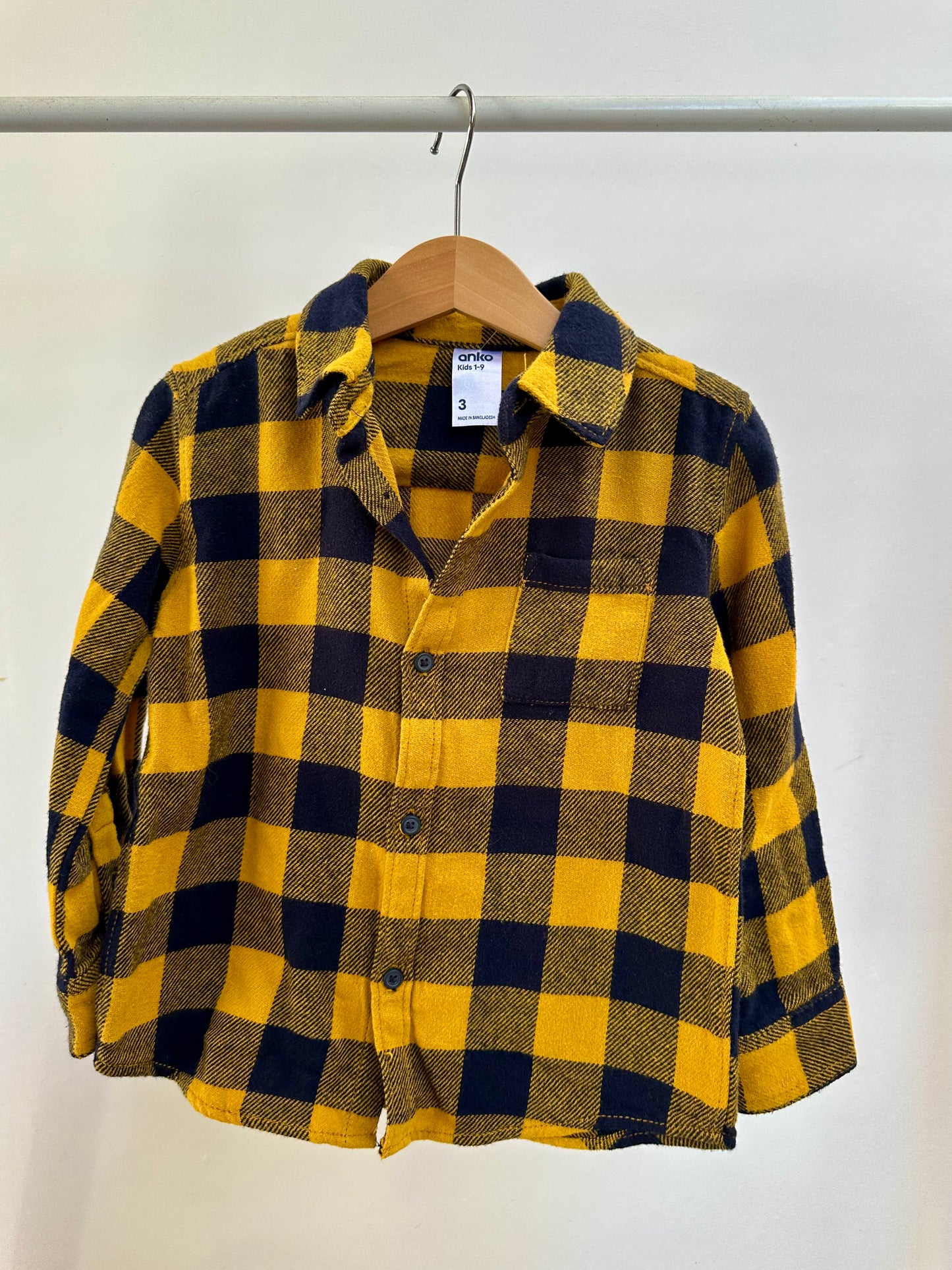 Anko plaid - size 3