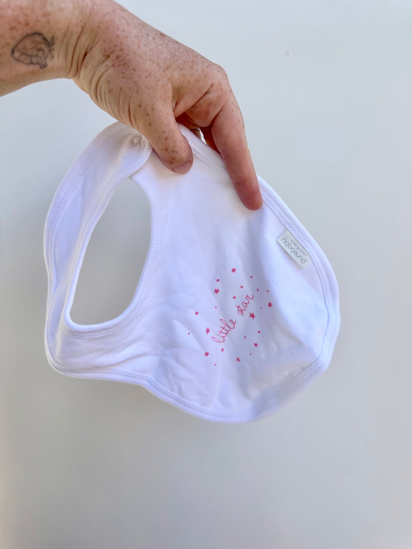 Purebaby onesie and bib - size 000
