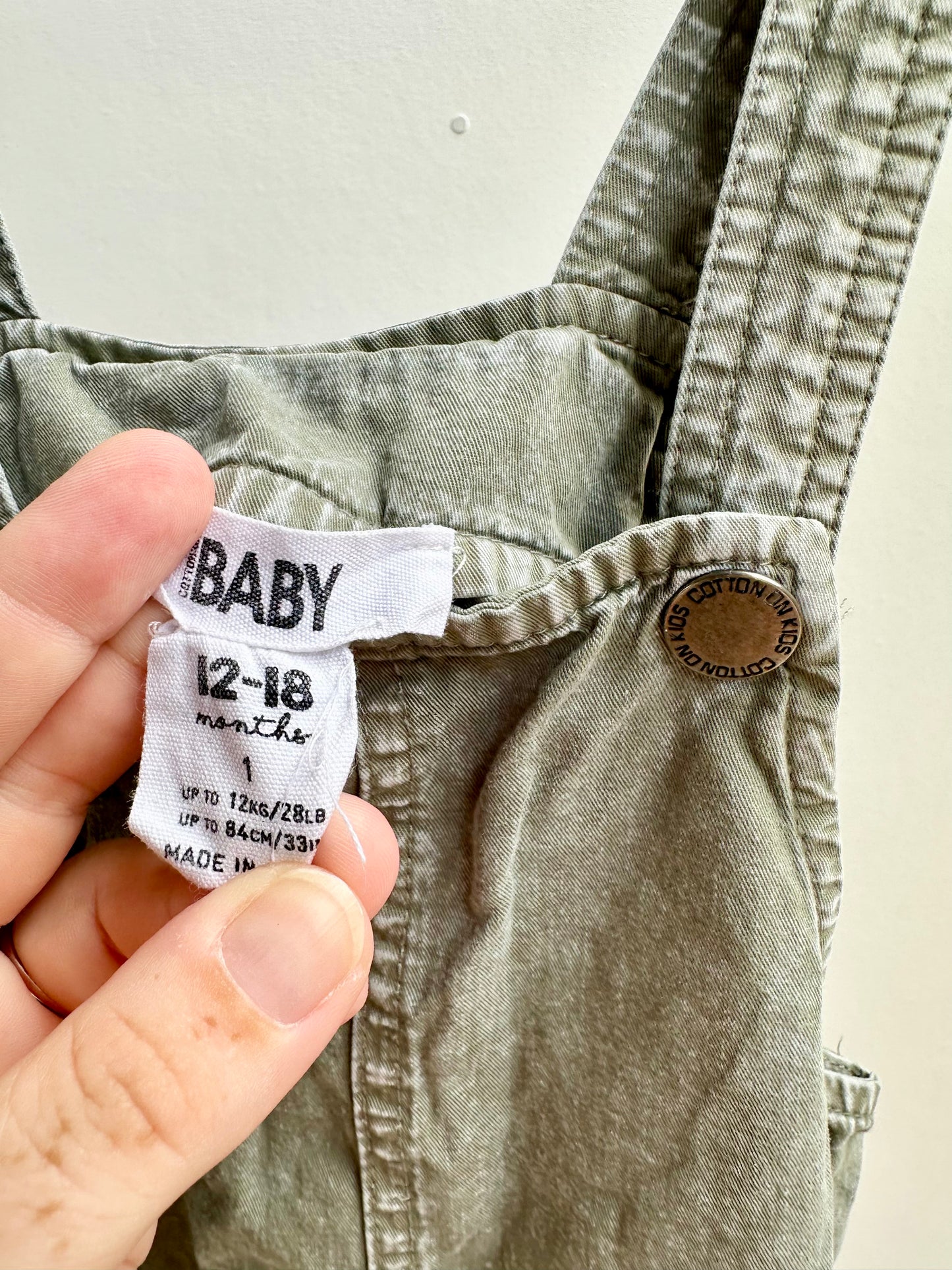 Cotton On Baby overalls - size 1
