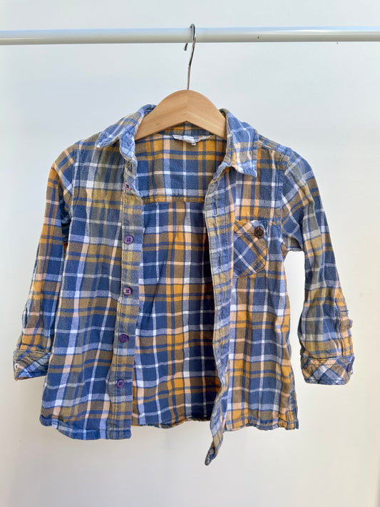 Milkshake plaid - size 3