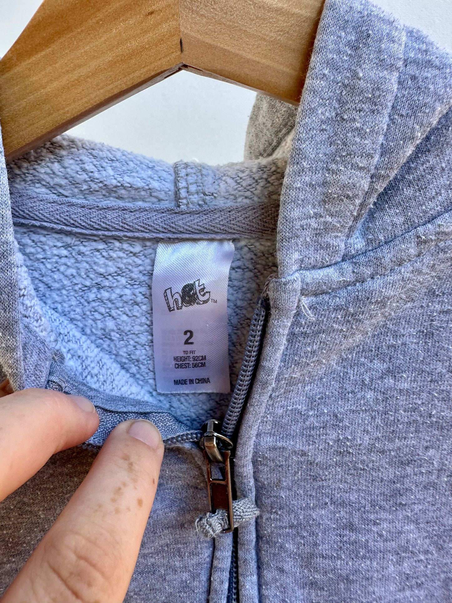 H&T zip up hoodie - size 2