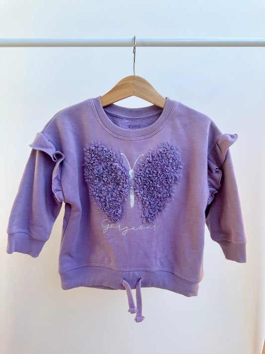 Purple jumper - size ~3