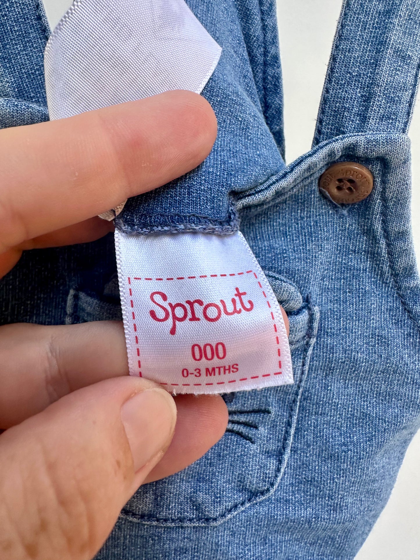 Sprout overalls - size 000