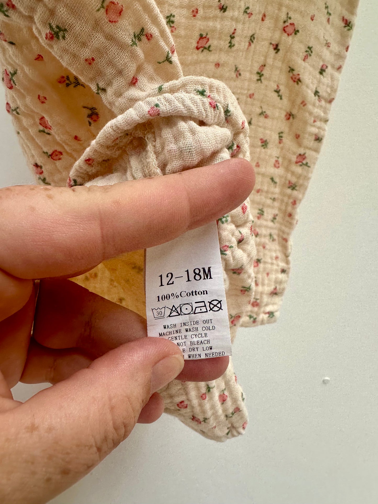 No brand romper - size 1