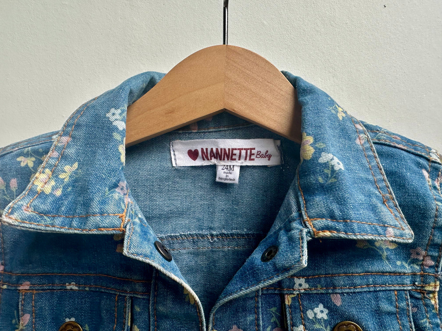 Nannette baby denim jacket - size 2
