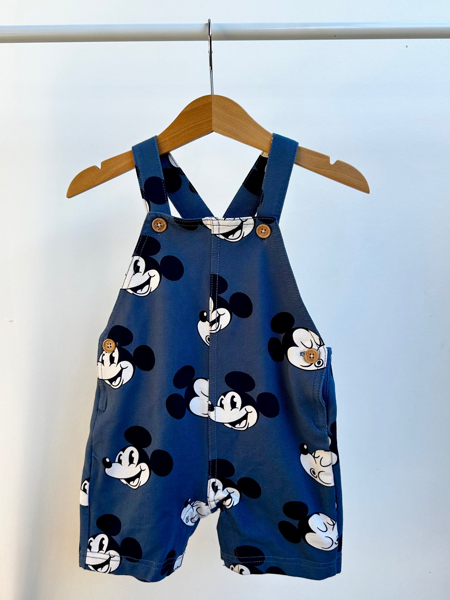 Disney Mickey Mouse overall set - size 0