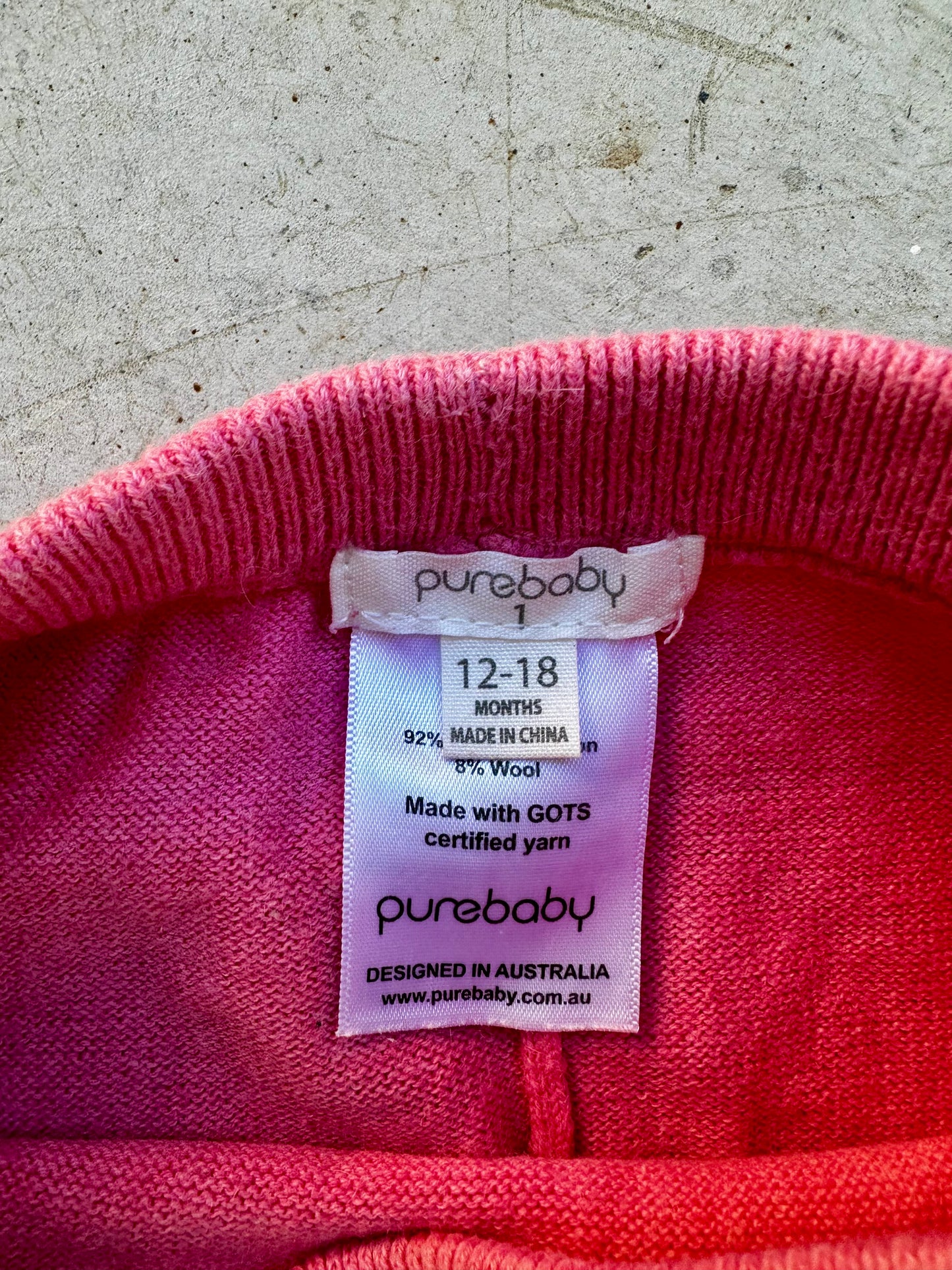 Purebaby leggings - size 1