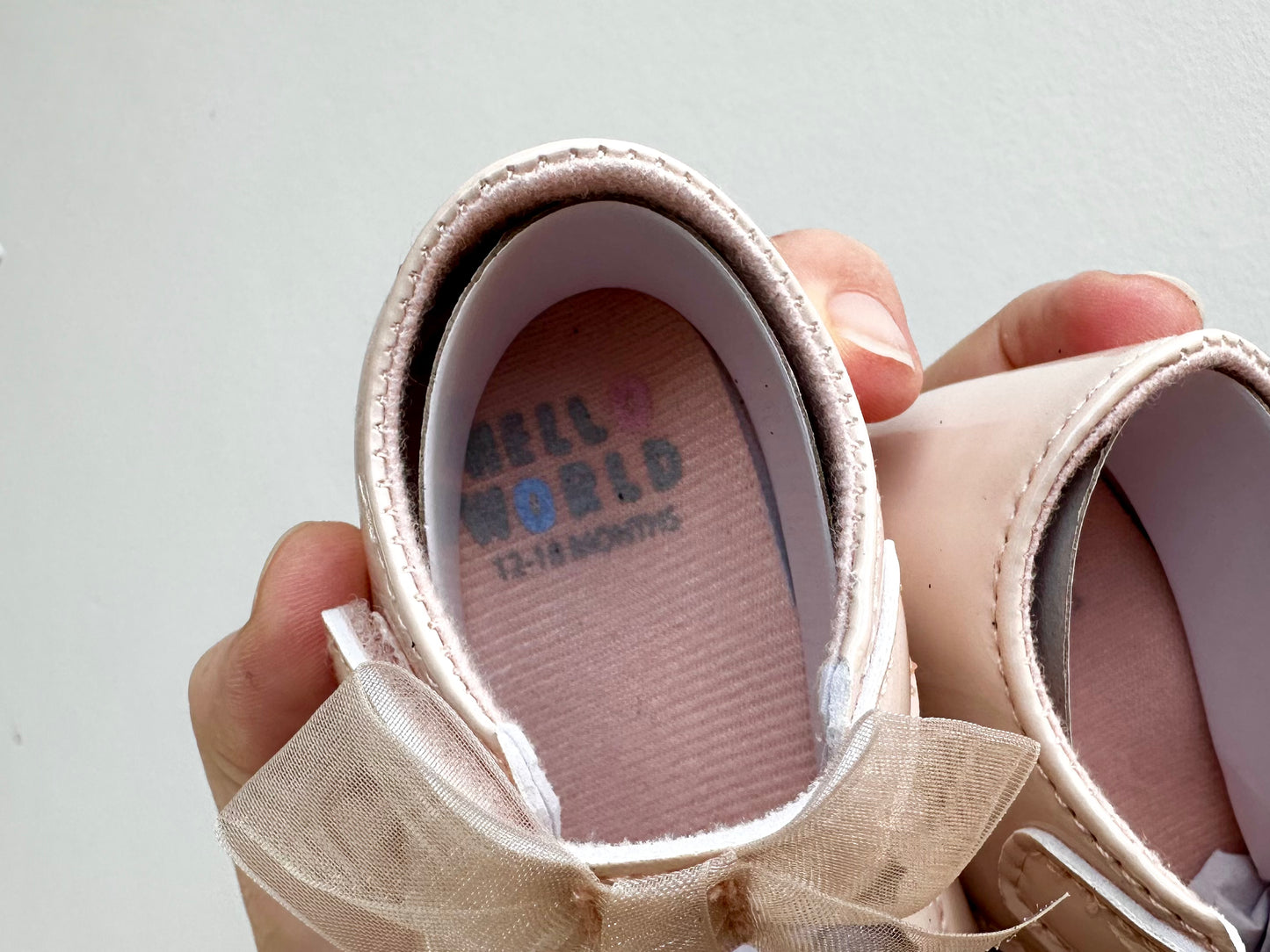 Hello world sandals - size 12-18months