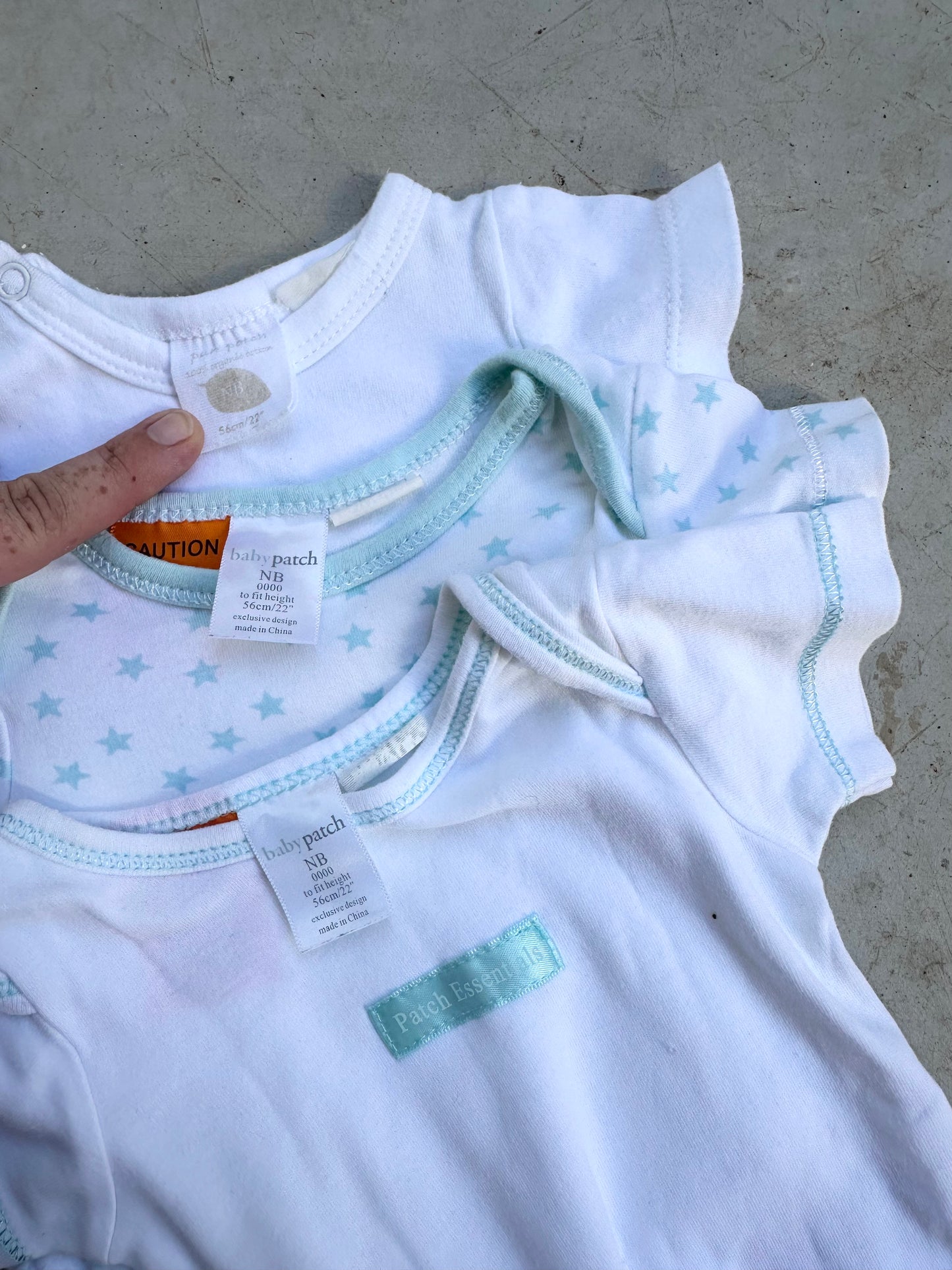 Baby Patch Onesie Bundle - size 0000